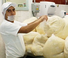 Preparando la masa